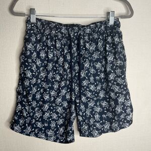 Ike Behar Men's Swim Trunks Board Shorts Size M‎ Blue Paisley Mesh Lining